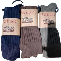 3 Socks box, Brown Blue Green-Sokker-Captain Santors-Motorious Copenhagen