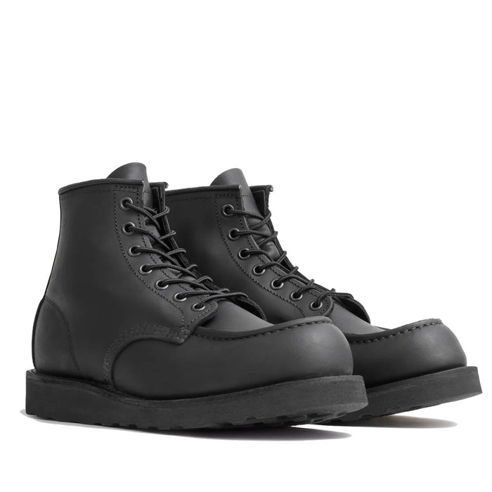 6" Classic MOC, Black Harness Leather, Style no. 8074-Sko og støvler-Red Wing Shoes-Motorious Copenhagen