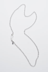 Anchor Chain Hook Necklace, Silver-Ringe og Halskæder-O.P. Jewellery-Motorious Copenhagen