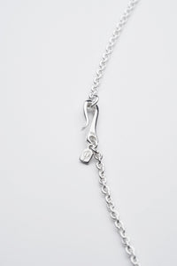 Anchor Chain Hook Necklace, Silver-Ringe og Halskæder-O.P. Jewellery-Motorious Copenhagen