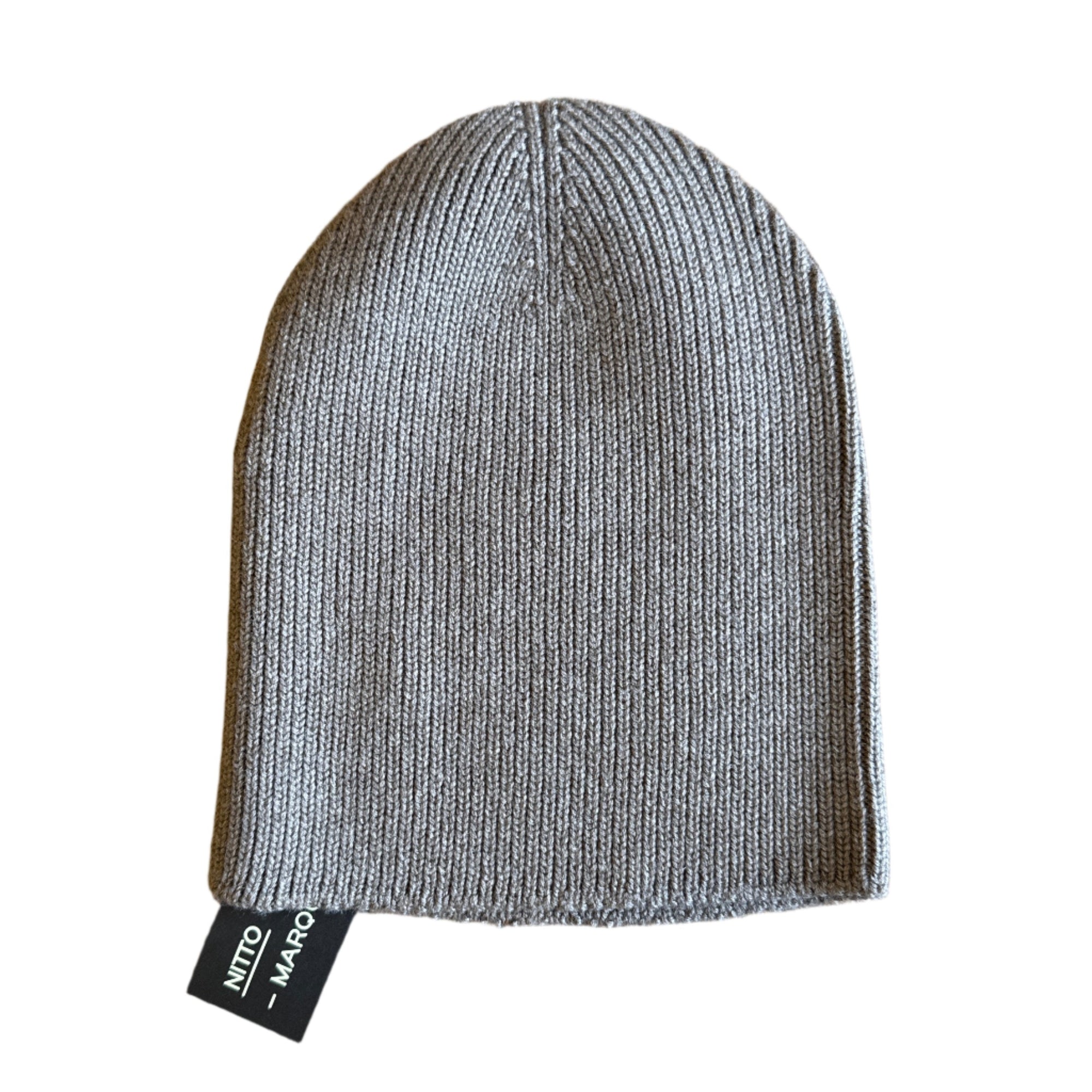 Ara Beanie, Taupe Chiné-Huer og Beanies-Nitto Knitwear-Motorious Copenhagen