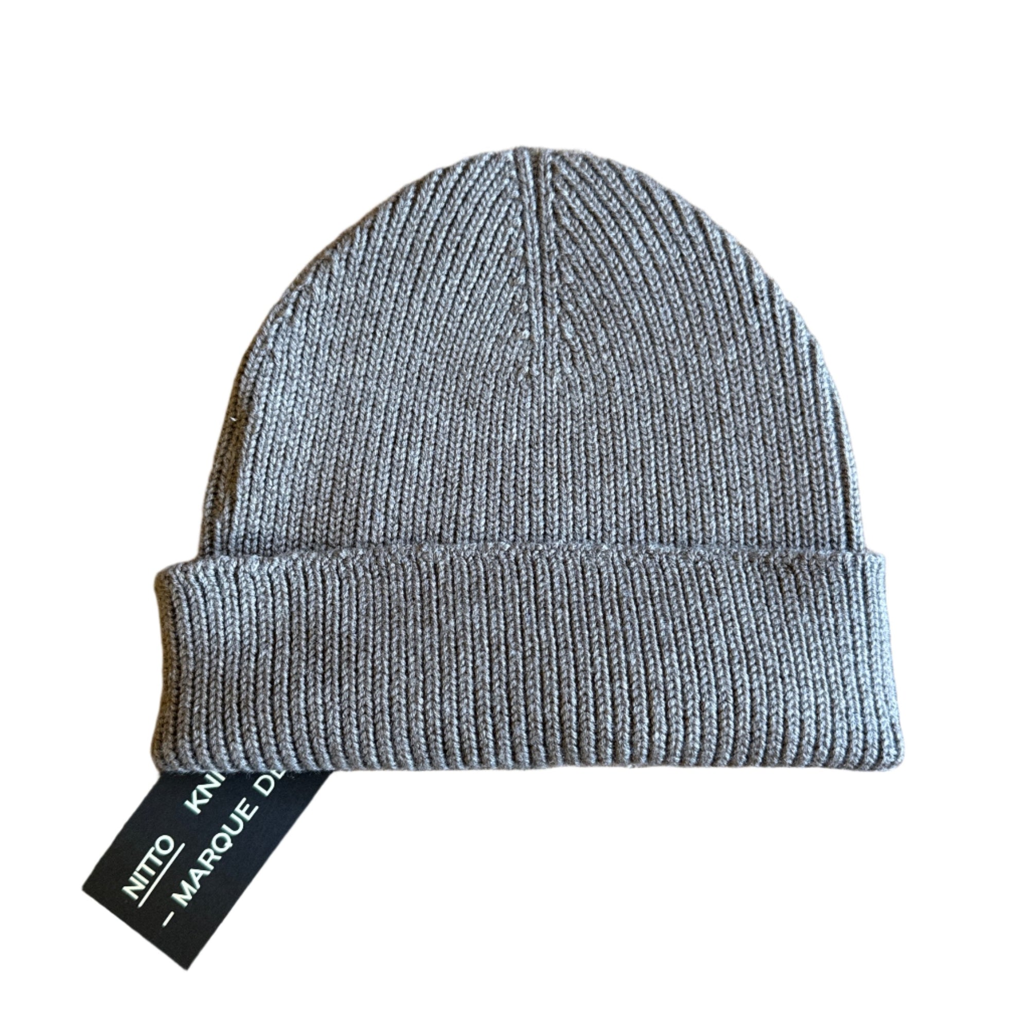 Ara Beanie, Taupe Chiné-Huer og Beanies-Nitto Knitwear-Motorious Copenhagen