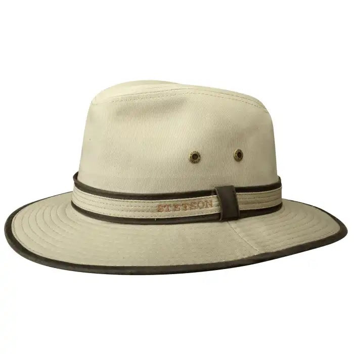 Ava Traveller Sun hat, Beige-Hatte og Caps-Stetson-Motorious Copenhagen