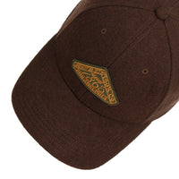 Baseball Cap, Vintage Logo Patch, Wool, Brown/Brass-Hatte og Caps-Stetson-Motorious Copenhagen