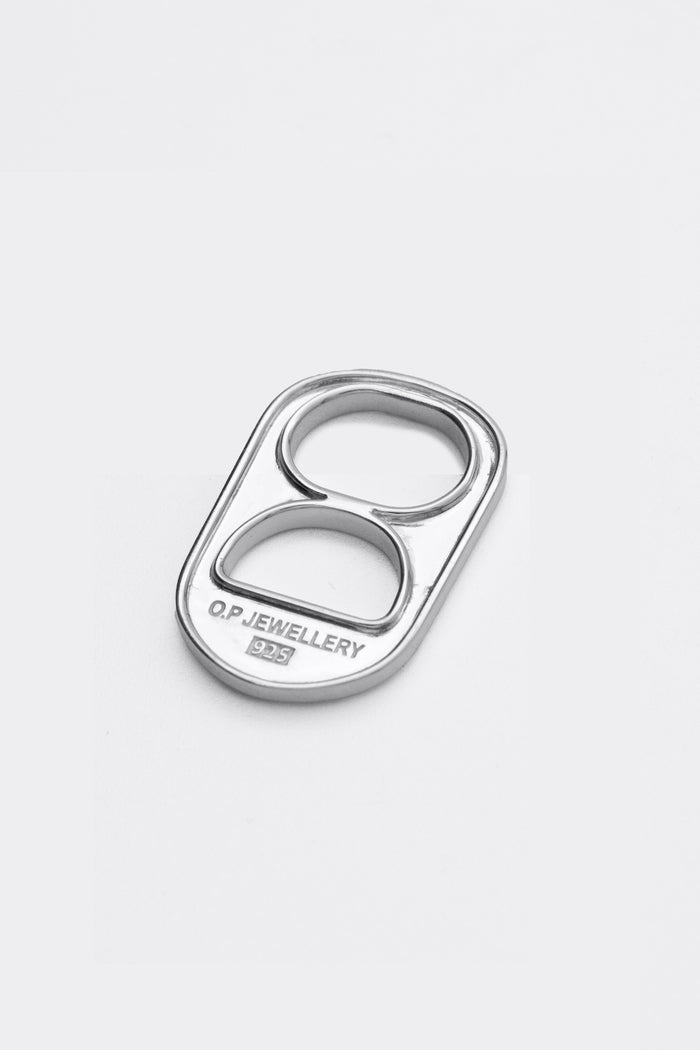 Beer Tab Pendant, Silver-Ringe og Halskæder-O.P. Jewellery-Motorious Copenhagen