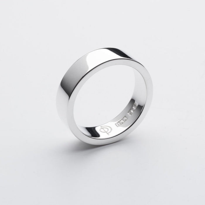 Blank Ring, Medium, Silver-Ringe og Halskæder-O.P. Jewellery-Motorious Copenhagen