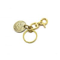 Brass key ring "No Cash Value"-Ringe og Halskæder-Black Pearl Creations-Motorious Copenhagen