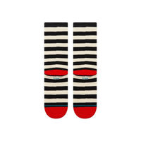 Breton Crew Socks, Black/White-Sokker-Stance-Motorious Copenhagen