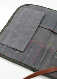 Canvas Tool Roll, Grey-Tasker-Iron & Resin-Motorious Copenhagen