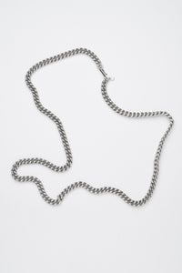 Chunky Hook Necklace, Silver-Ringe og Halskæder-O.P. Jewellery-Motorious Copenhagen