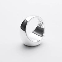 Clover Signet Ring, Silver-Ringe og Halskæder-O.P. Jewellery-Motorious Copenhagen