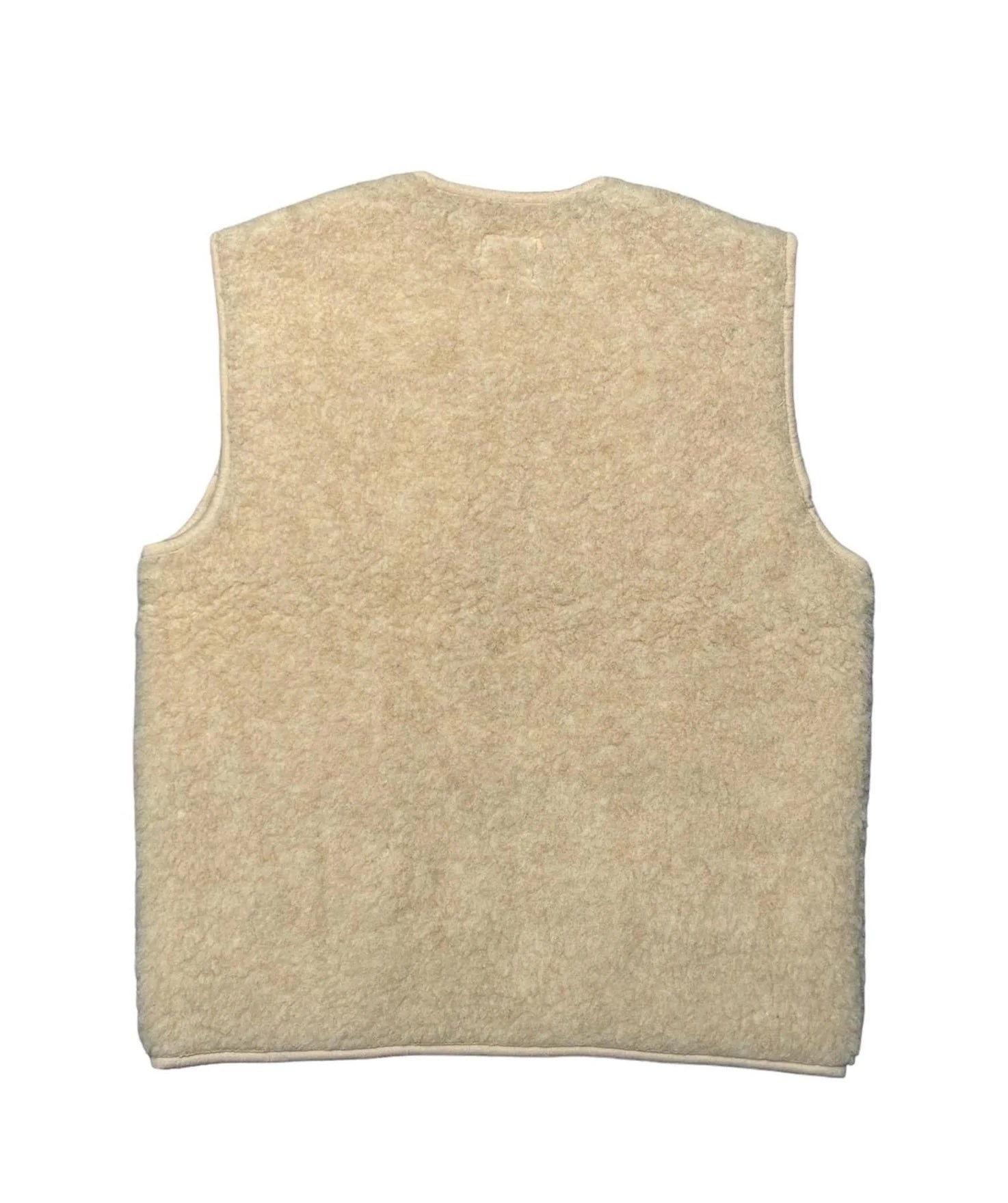 Coldbreaker Pepitko Wool Vest, Beige-Veste-Yoko Wool-Motorious Copenhagen