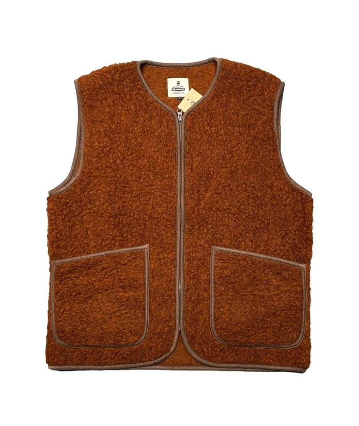 Coldbreaker Pepitko Wool Vest, Cognac-Veste-Yoko Wool-Motorious Copenhagen