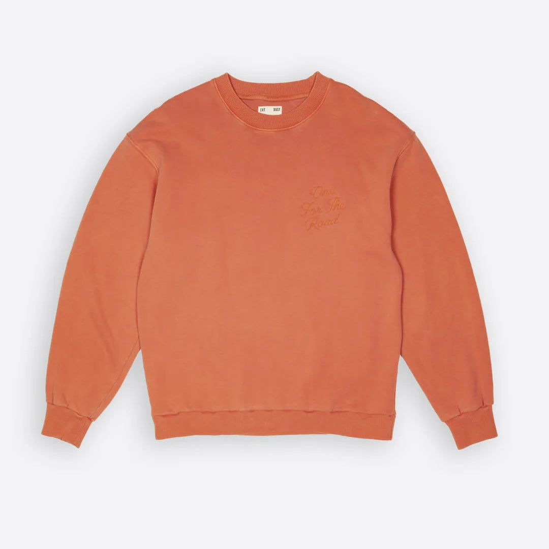 Detroit Sweater, Basic Fleece, Tangerine-Sweatshirts-Eat Dust-Motorious Copenhagen