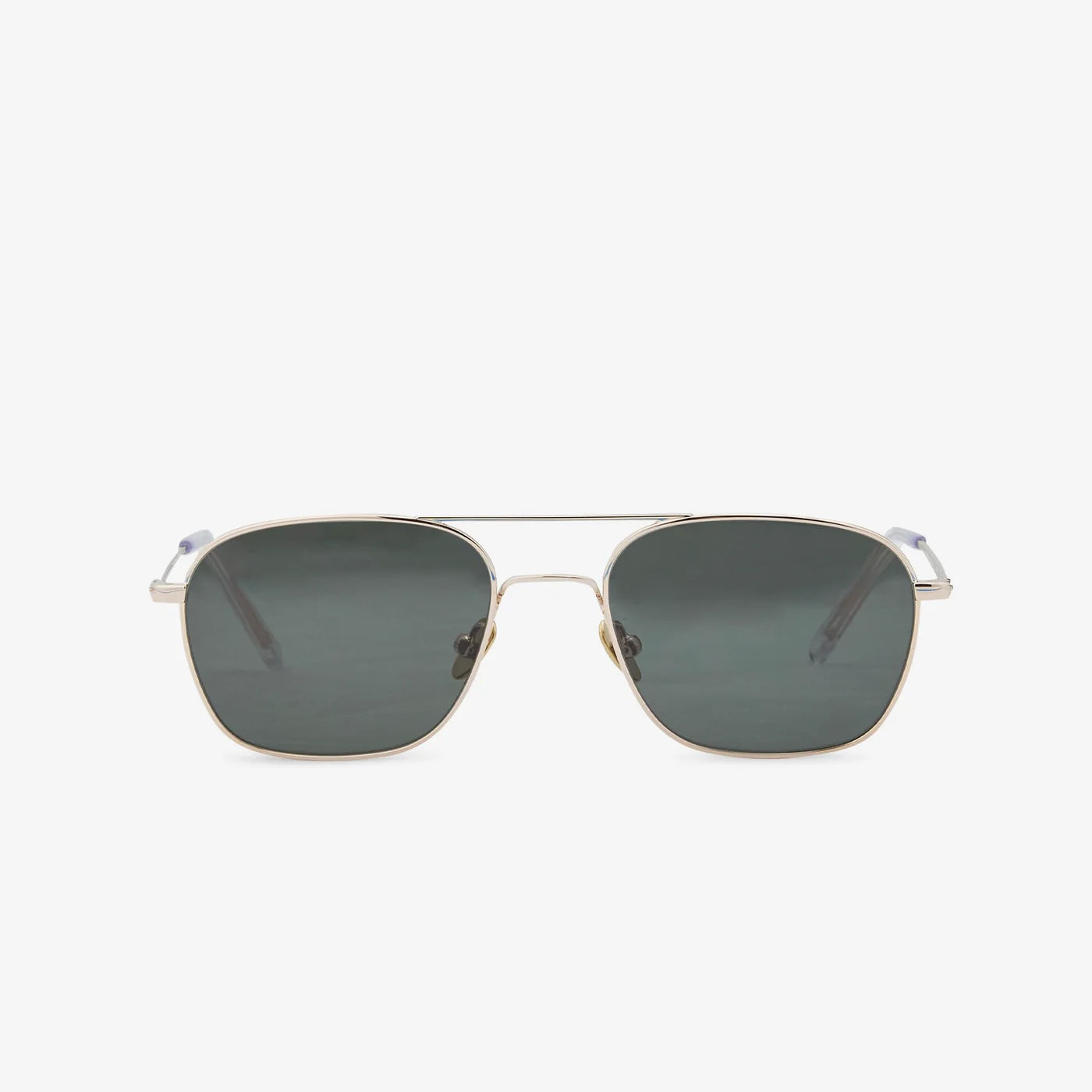 Dion, Gold, Green Solid Lens-Solbriller-Monokel Eyewear-Motorious Copenhagen