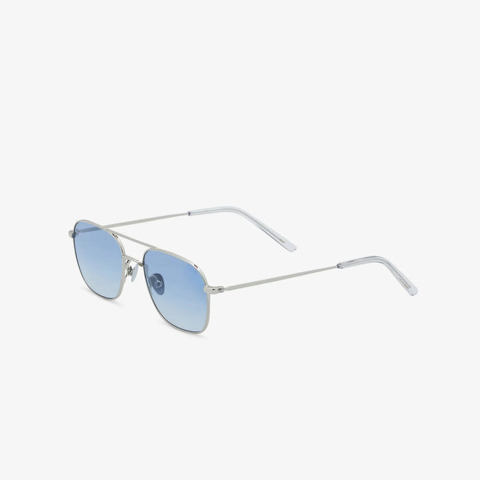 Dion, Silver, Blue Gradient Lens-Solbriller-Monokel Eyewear-Motorious Copenhagen