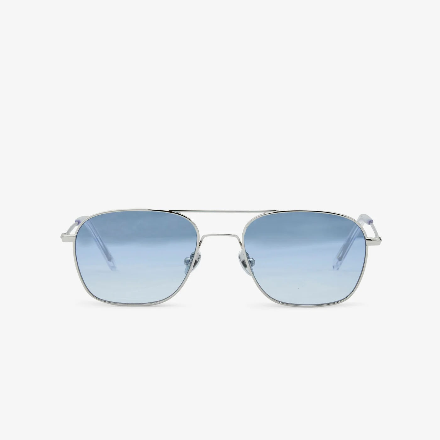 Dion, Silver, Blue Gradient Lens-Solbriller-Monokel Eyewear-Motorious Copenhagen