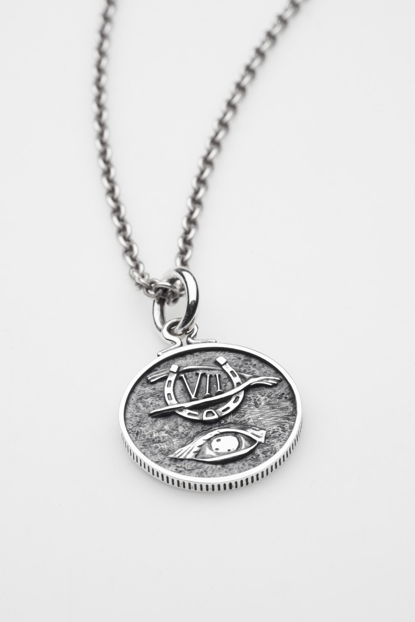 Explores Fortune Pendant, Silver-Ringe og Halskæder-O.P. Jewellery-Motorious Copenhagen