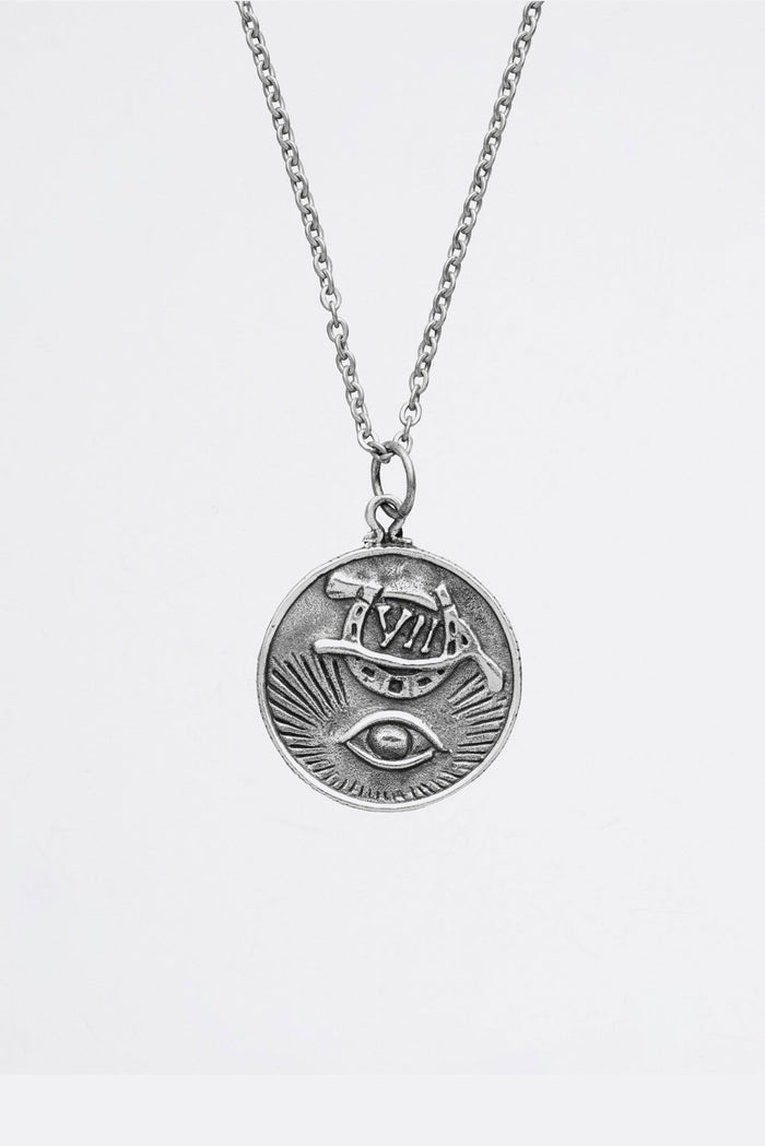 Explores Fortune Pendant, Silver-Ringe og Halskæder-O.P. Jewellery-Motorious Copenhagen