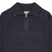 FISHERMAN Short Zip, Storm Grey-Sweatshirts-SNS Herning-Motorious Copenhagen