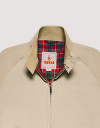 G9 Classic Fit Harrington Jacket, Natural-Jakker-Baracuta-Motorious Copenhagen