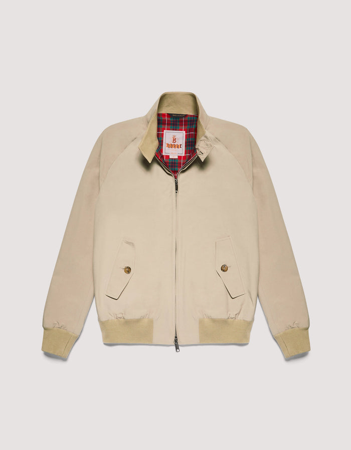 G9 Classic Fit Harrington Jacket, Natural-Jakker-Baracuta-Motorious Copenhagen