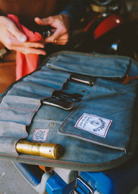 Great Plains Tool Roll, Buffalo/Canvas-Tasker-Iron & Resin-Motorious Copenhagen