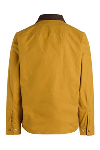 Heavy Shirt, Waxed, Mustard-Jakker-Manifattura Ceccarelli-Motorious Copenhagen