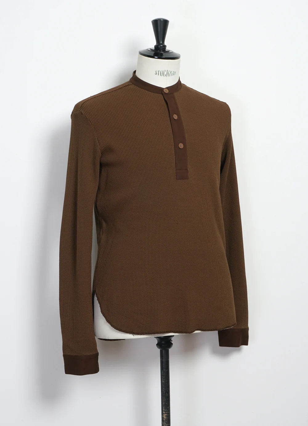 Herman, Long Sleeve Henley, Nut-T-shirts-Hansen Garments-Motorious Copenhagen