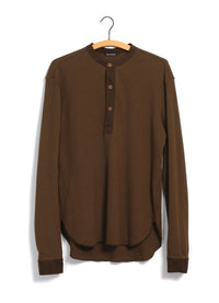 Herman, Long Sleeve Henley, Nut-T-shirts-Hansen Garments-Motorious Copenhagen