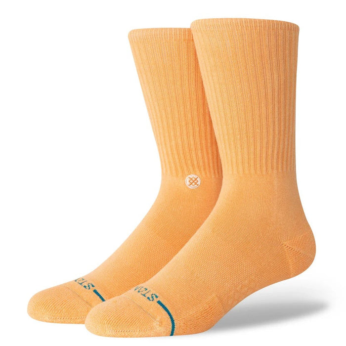 Icon Washed Crew Sock, Peach-Sokker-Stance-Motorious Copenhagen