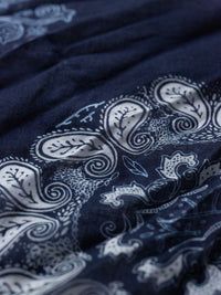 Ingrid Bandana, Paisley, Navy-Halstørklæder-Nudie Jeans-Motorious Copenhagen