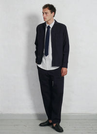 Jack, Casual Drawstring Trousers, Navy-Bukser-Hansen Garments-Motorious Copenhagen