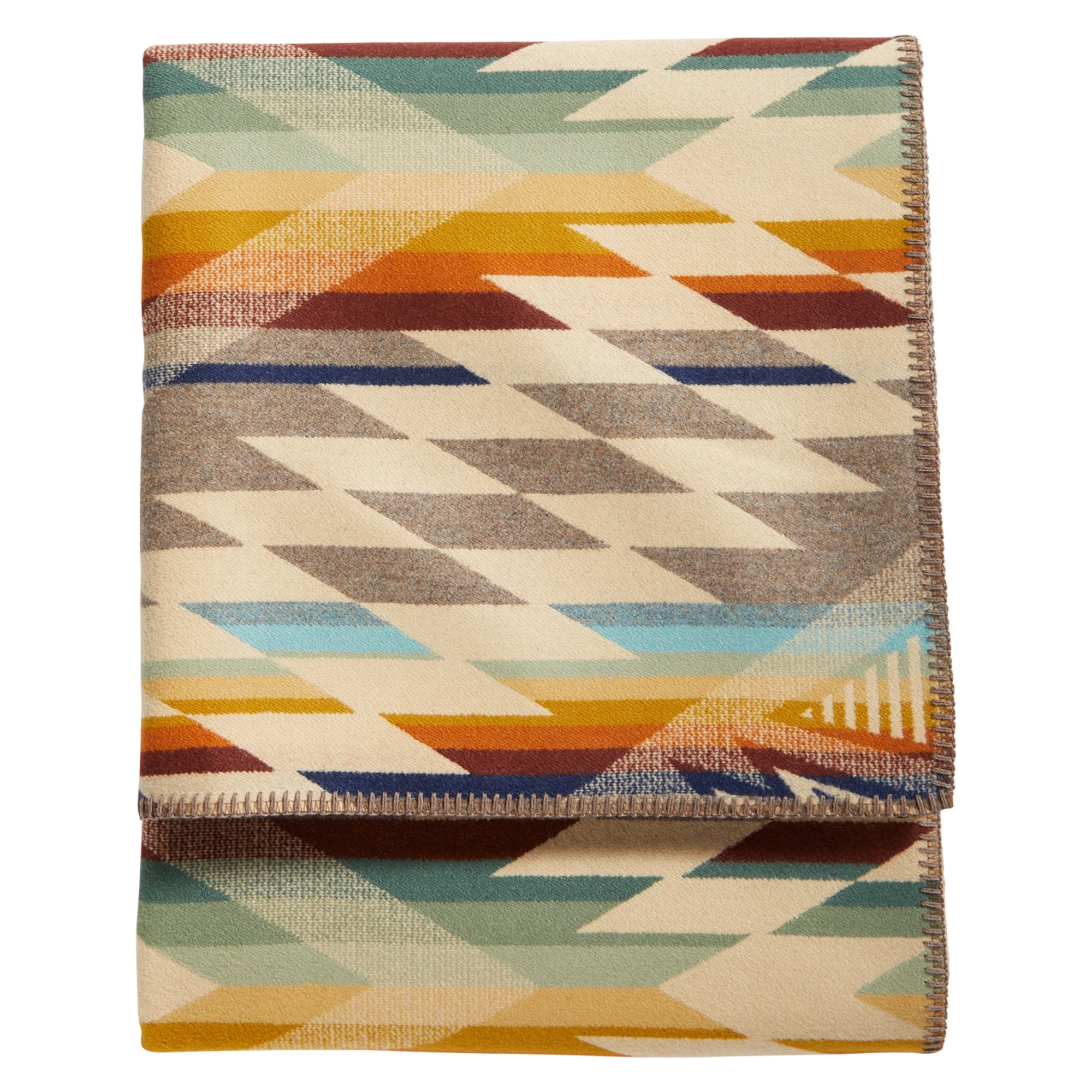 Jacquard Unnapped Robe Blanket, Summerland-Tæpper-Pendleton-Motorious Copenhagen