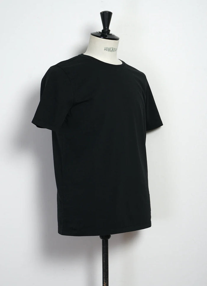 Julian, Crew Neck t-shirt, Black-T-shirts-Hansen Garments-Motorious Copenhagen