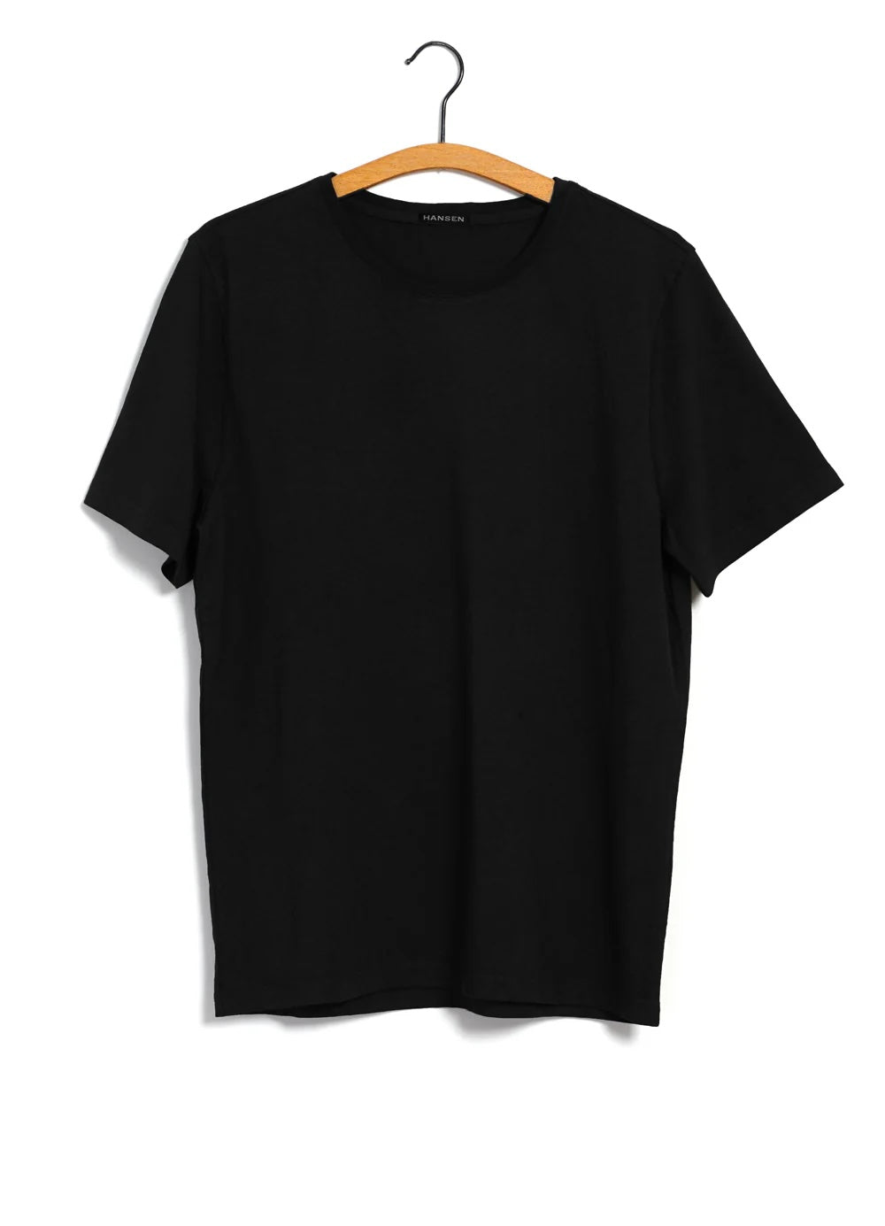 Julian, Crew Neck t-shirt, Black-T-shirts-Hansen Garments-Motorious Copenhagen