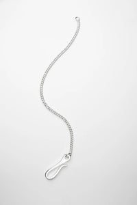 Key Hook + Chunky Silver Chain, Silver-Nøgleringe-O.P. Jewellery-Motorious Copenhagen