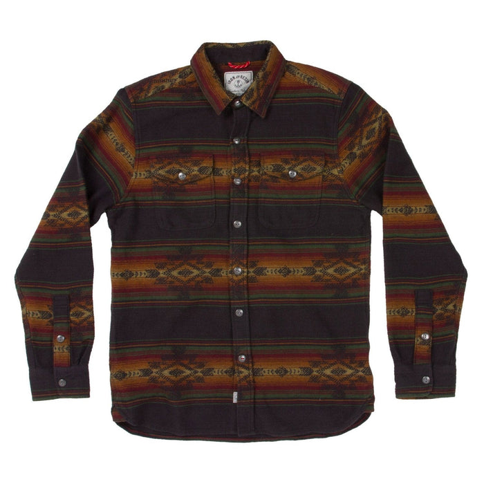 Klamath Shirt, Cotton-Jacquard, Black-Skjorter-Iron & Resin-Motorious Copenhagen