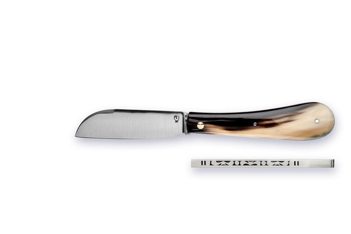 'London' pocket knife, Liner engraved, Horn Tip Handle-Knive og Værktøj-Passion France-Motorious Copenhagen