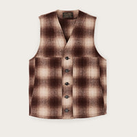 Mackinaw Wool Vest, Brown / Tan Ombre-Veste-Filson 1897-Motorious Copenhagen