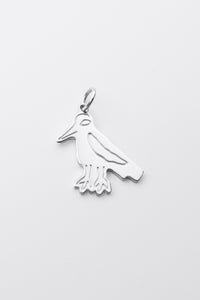 Magpie Pendant, Silver-Ringe og Halskæder-O.P. Jewellery-Motorious Copenhagen