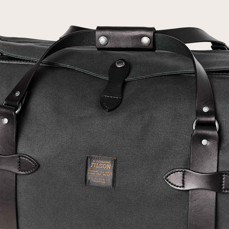 Medium Rugged Twill Duffle bag, Black-Tasker-Filson 1897-Motorious Copenhagen