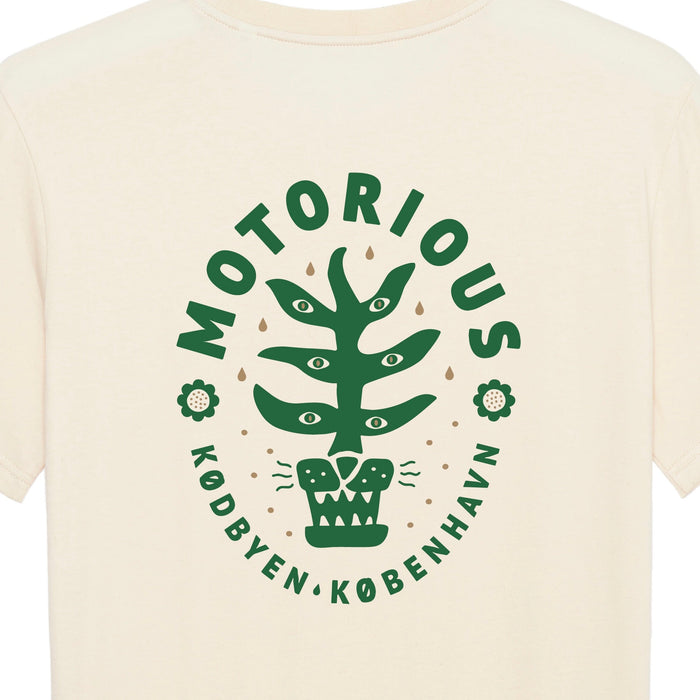 Motorious Plant T-shirt, Off-white-T-shirts-Motorious Copenhagen-Motorious Copenhagen