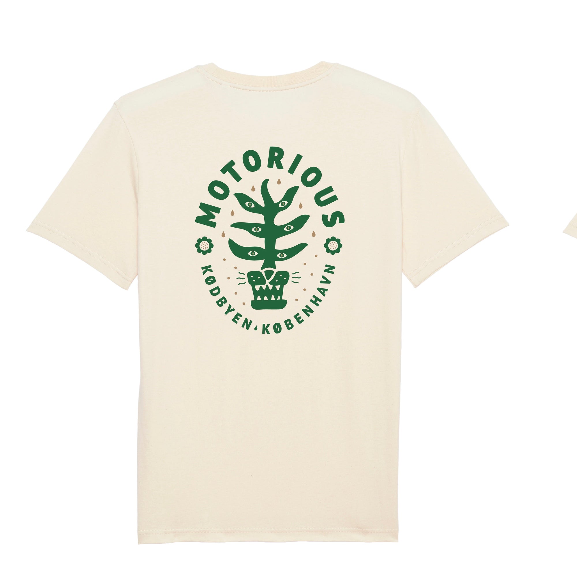 Motorious Plant T-shirt, Off-white-T-shirts-Motorious Copenhagen-Motorious Copenhagen