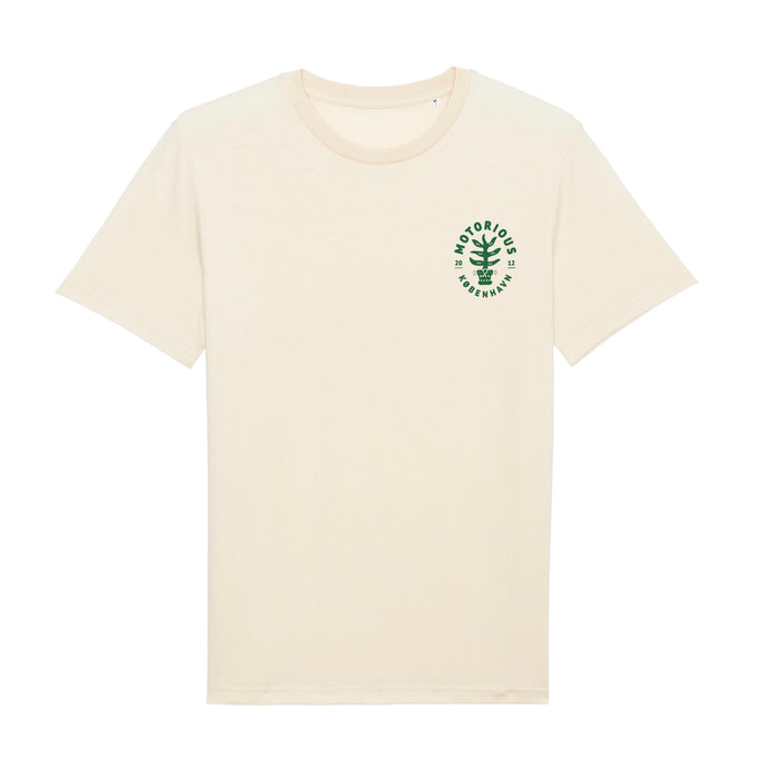Motorious Plant T-shirt, Off-white-T-shirts-Motorious Copenhagen-Motorious Copenhagen