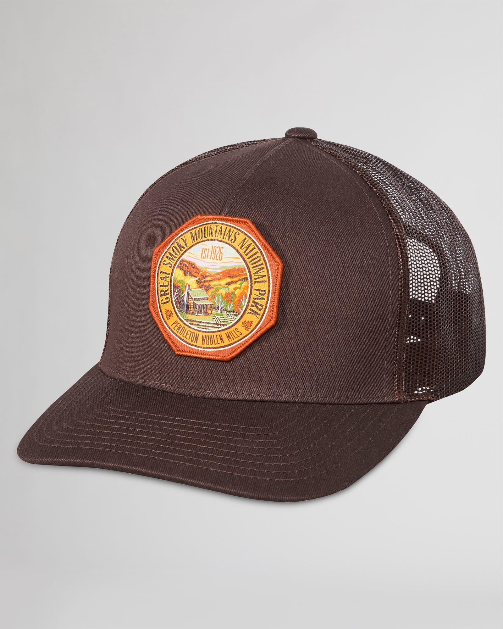 National Park Trucker, Brown Smoky Mountains-Hatte og Caps-Pendleton-Motorious Copenhagen