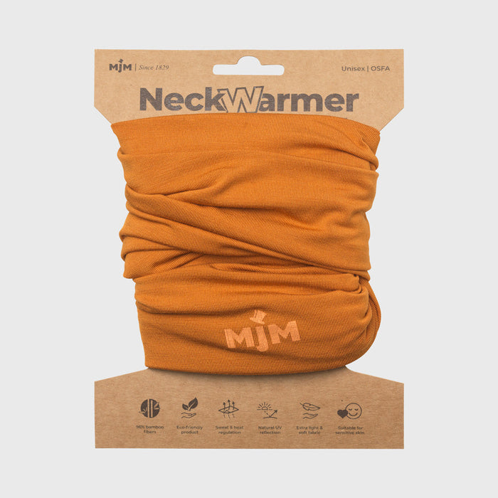 Neckwarmer, Bamboo Orange-Halstørklæder-MJM-Motorious Copenhagen