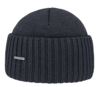 Northport Knit Beanie, Merino Wool, Navy-Huer og Beanies-Stetson-Motorious Copenhagen