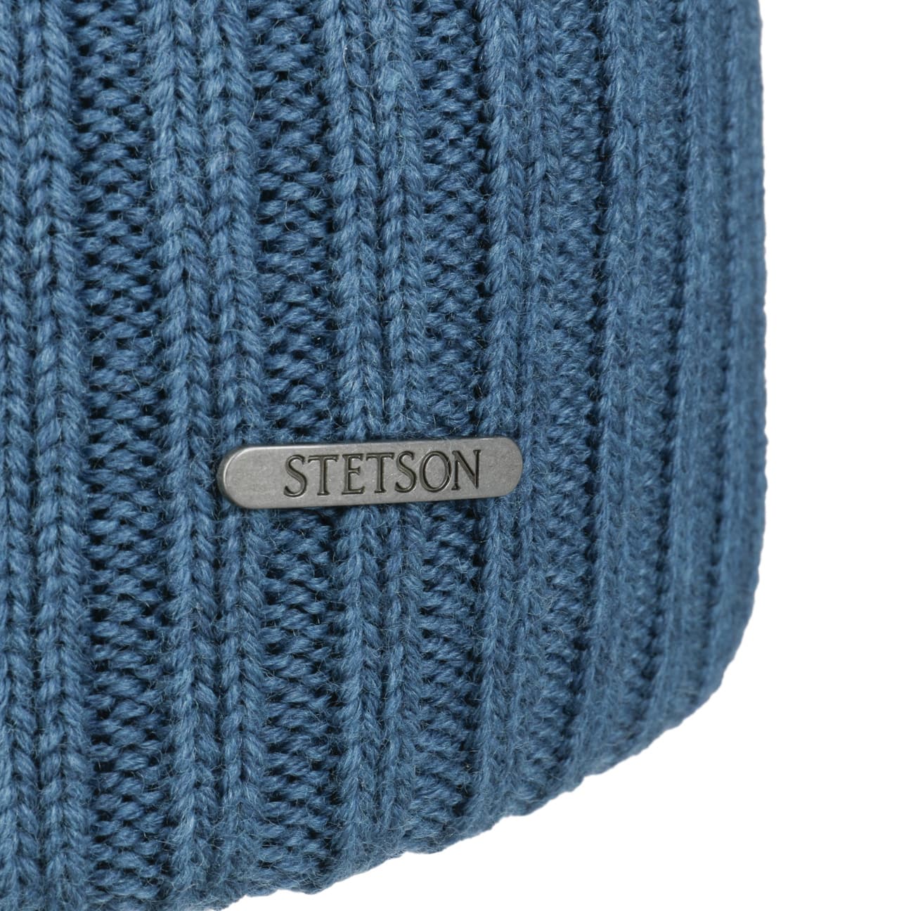 Northport Knit Beanie, Merino Wool, Petrol Blue-Huer og Beanies-Stetson-Motorious Copenhagen