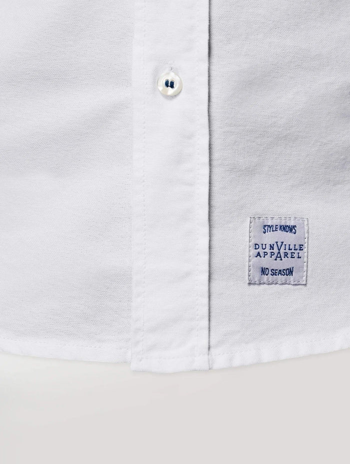 Oxford Shirt, White-Skjorter-Dunville-Motorious Copenhagen